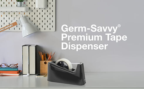 RAPESCO HEAVY DUTY BLACK TAPE DISPENSER. ROPRPTD500B